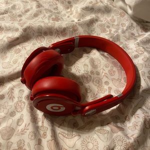 BEATS by Dr. Dre Mixer Mixr Wired Headphones with Cable - Red